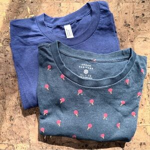 2 Pack Ping Pong Paddle Print & American Apparel Tees